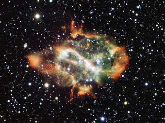 Планетарнуя туманность NGC 5189 в форме цифры 2
